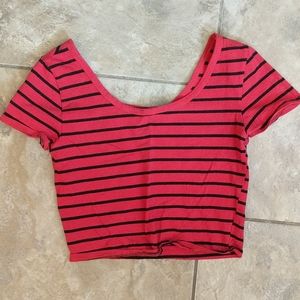 Wet seal crop top
